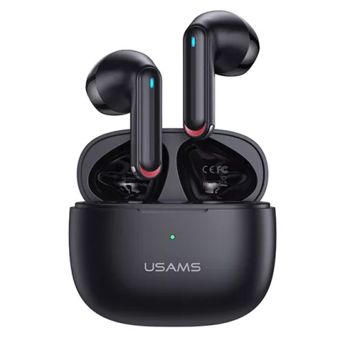 USAMS BHUNX01 dupla mikrofonos bluetooth fülhallgató, töltőtokkal BT 5.2
