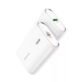   Borofone BJ21 Powerbank 10000mAh USB + Type-C PD 20W QC 3.0 18W fehér
