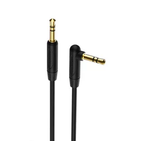   Borofone BL4 3.5 - 3.5 mm jack aranyozott kábel, 2m AUX fekete