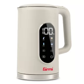  Girmi BL91 hőfokszabályzású elektromos vízforraló, digitális kijelző, melegen tartás funkció, 1.7 literes, homok-bézs szín (BL9101)