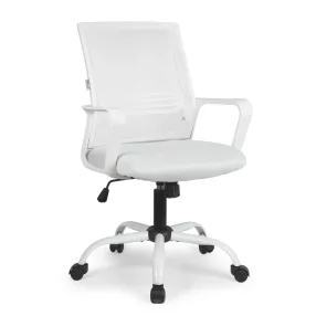   BeMaDa BMD1119A Irodai forgószék - fix karfával - fehér - 70 x 51 / 52 x 50 cm