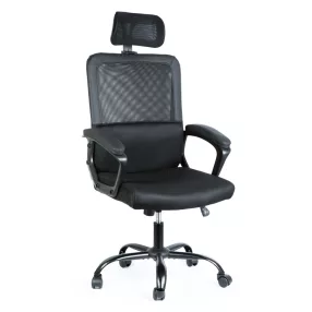   BeMaDa BMD1120 Irodai forgószék - fix karfával - fekete - 48 x 75 / 48 x 50 cm