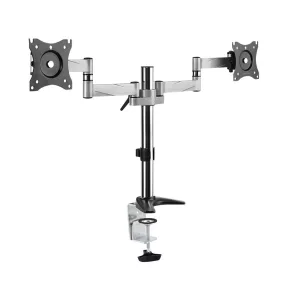   Logilink Kettős monitortartó, 13-27" alumínium, 342 mm karhossz (BP0077)