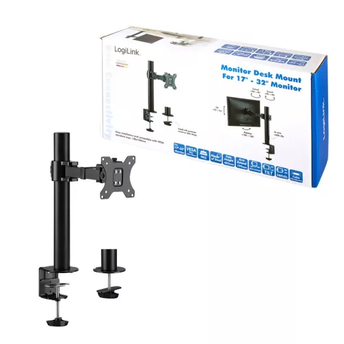 Logilink Monitortartó, 17-32", acél, 199 mm karhossz (BP0104)