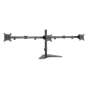   Logilink Háromszoros monitortartó, 17 27" karhossz: egyenként 658 mm, okostelefon tartóval, alumínium (BP0174)