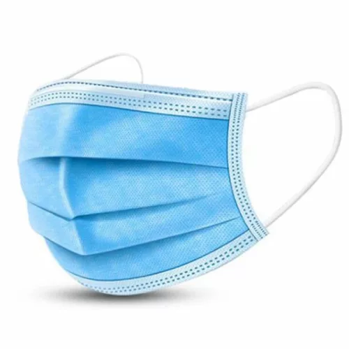 Egyszer használatos szájmaszk 50db/csomag (kék) (BR3PLY-27-kek)