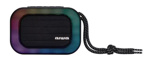 Aiwa BST-130TN stílusos, sokoldalú és IP66 védettségű Bluetooth hangszóró, kiváló hangminőséggel akár 8 órás lejátszással, Titán és fekete szín (BST-130TN)