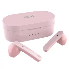 Akai wireless TWS fülhallgató Pink