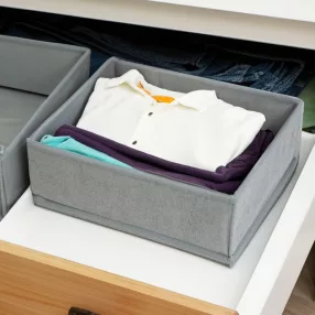   Bewello BW2075 Szövet tárolódoboz- 30 x 26 x 10 cm - szürke