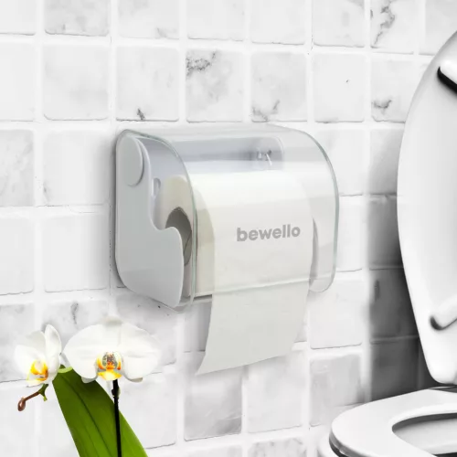 Bewello BW3019 WC-papír tartó - fehér - 145 x 130 x 123 mm - fehér