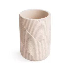 Bewello BW3022B Fürdőszobai pohár - matt bézs mintás