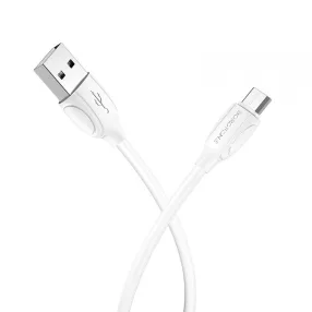   Borofone Bx19 100 cm-es micro usb töltőkábel fehér 1375734