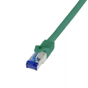   Logilink Patch kábel Ultraflex, Cat.6A, S/FTP, zöld, 0,5 m (C6A025S)