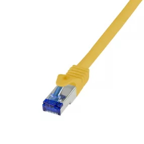   Logilink Patch kábel Ultraflex, Cat.6A, S/FTP, sárga, 0,5 m (C6A027S)