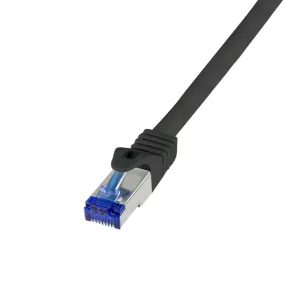   Logilink Patch kábel Ultraflex, Cat.6A, S/FTP, fekete, 5 m (C6A073S)