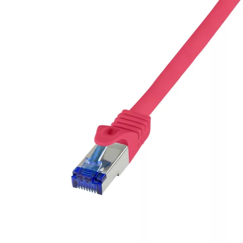 Logilink Patch kábel Ultraflex, Cat.6A, S/FTP, piros, 7,5 m (C6A084S)