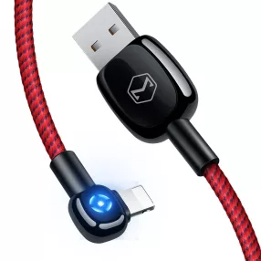   Mcdodo kábel Woodpecker USB-Lightning 1.8 m piros CA-5793 automatikus kikapcsolá