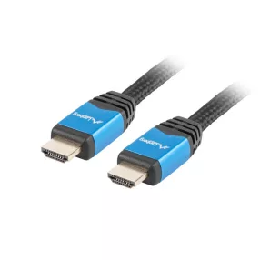 Lanberg HDMI M/M V2.0 CU fekete prémium kábel, 1.8m