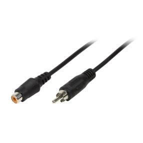 Logilink Audiokábel, RCA/M - RCA/M, fekete, 10 m (CA1033)