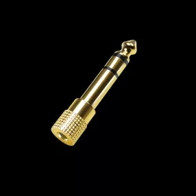   Logilink Audio adapter, 6,35 mm-es 3 tűs/M   3,5 mm-es 3 tűs/F, cink (CA1213)