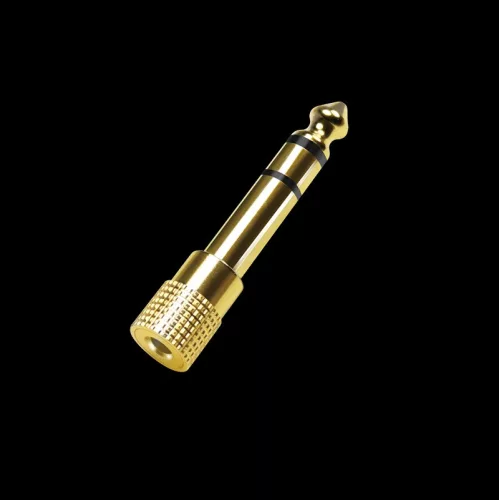 Logilink Audio adapter, 6,35 mm-es 3 tűs/M   3,5 mm-es 3 tűs/F, cink (CA1213)