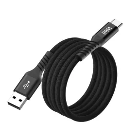   Well CABLE-USB/USBC-1BK07-WL mágneses USB/ USB-C kábel 5V-3A 1m - (fekete)
