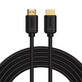   Baseus HDMI 2.0 kábel 4K 30 Hz 3D HDR 18 Gbit 5 m fekete (CAKGQ-D01)