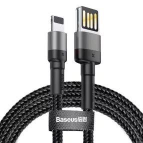   Baseus Cafule (Special) lightning kábel 1m 2.4A – fekete (CALKLF-GG1)