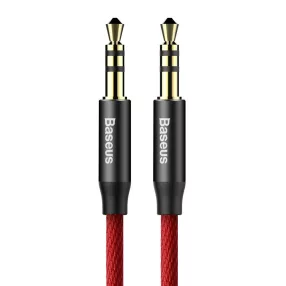   Baseus Yiven audio kábel mini jack 3,5 mm AUX 1m, piros (CAM30-B91)
