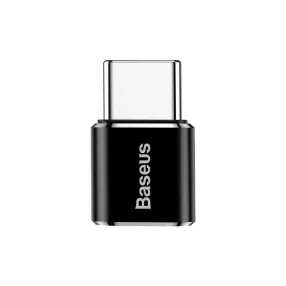   Baseus CAMOTG-01 átalakító, Micro USB[anya] - Type-C[apa], fekete