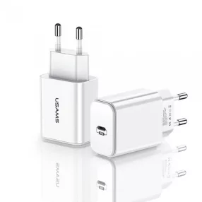 USAMS CC118T34 PD Hálózati gyorstöltő 20W 1380757