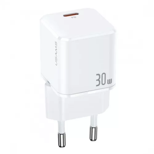 USAMS CC148T45 mini Super Si PD Hálózati gyorstöltő adapter 30W 1380755