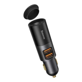   Baseus Share Together 2x USB, autós töltő, 120W, szürke, CCBT-D0G