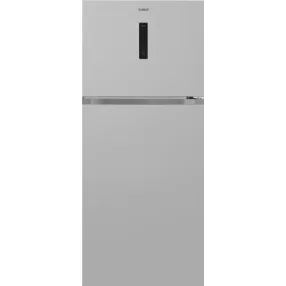   Candy CDG5T717ES hűtőszekrény, felülfagyasztós 410 liter, ezüst