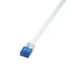   LogiLink Patch kábel SlimLine, lapos, Cat.6, U/UTP, fehér, 2 m (CF2051U)
