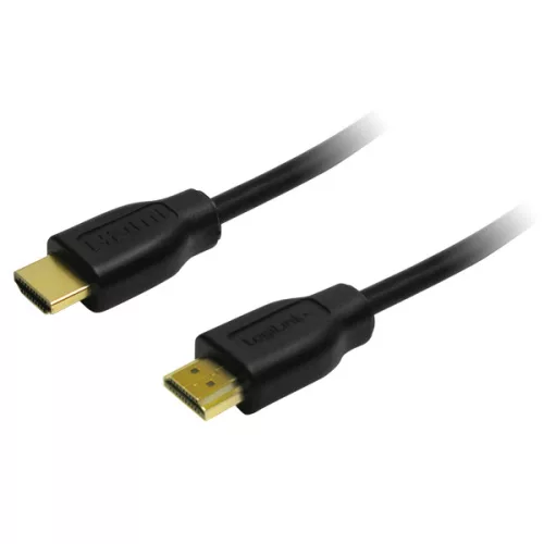 LogiLink HDMI Kábel 1.4, 2x HDMI apa, fekete, 2m (CH0037)