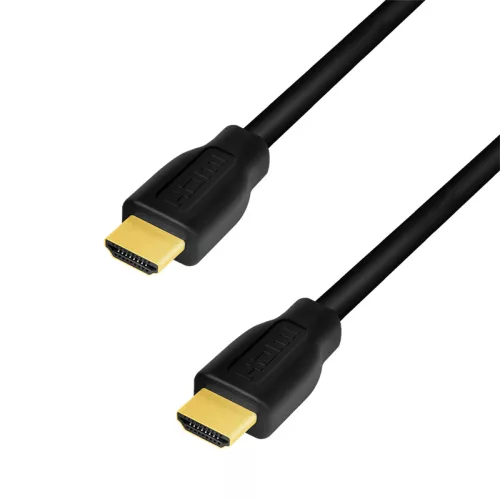 Logilink HDMI-kábel, A/M-A/M, 4K/60 Hz, CCS, fekete, 1 m (CH0100)