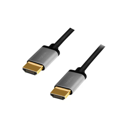 Logilink HDMI kábel, A/M - A/M, 4K/60 Hz, alu, 2 m (CHA0101)