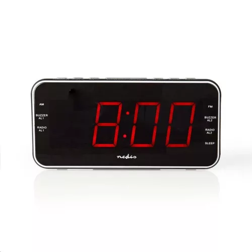 Nedis CLAR004BK Ébresztőórás FM Rádió