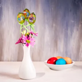   CMK-7475 Húsvéti dekoráció - tojás szett - leszúrható - 21 cm - 6 db / csomag