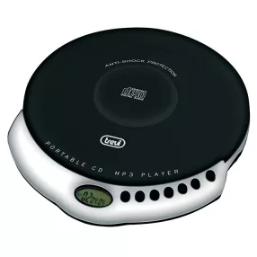   Trevi CMP 498 Hordozható CD lejátszó, fekete/ezüst színben, fülhallgatóval