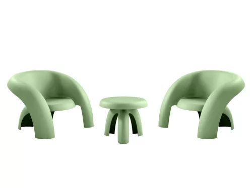 Delusso Coccola 3 részes szett - Haze Green, COCCOLA-3-S-96262