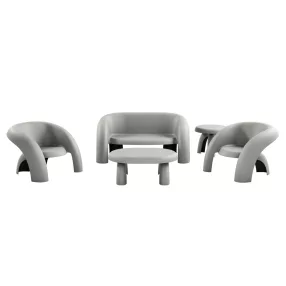   Delusso Coccola 5 részes szett - Neutral Grey, COCCOLA-5-S-94347