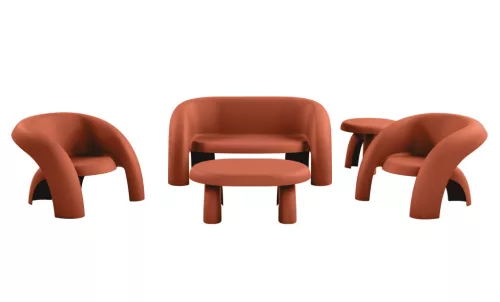 Delusso Coccola 5 részes szett - Glaze Red, COCCOLA-5-S-97055