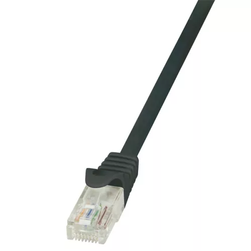 LogiLink Patch kábel Econline, Cat.5e, U/UTP, fekete, 5 m (CP1073U)