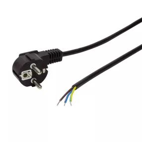   Logilink Tápkábel, CEE 7/7 (90 ) a nyitott véghez, 1,5 m (CP135)