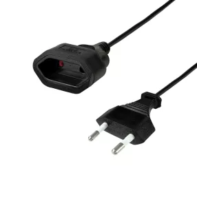 Logilink Tápkábel hosszabbító, CEE7/16, 0,2 m (CP154)