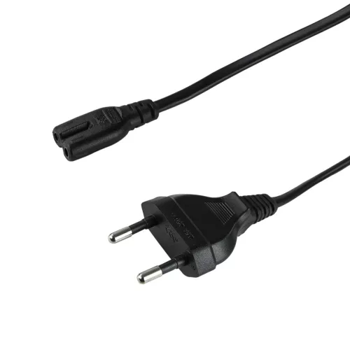 Logilink Tápkábel, CEE 7/16 - IEC C7, fekete, 10 m