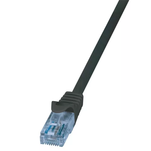 Logilink Patch kábel Econline, Cat.6A, U/UTP, fekete, 5 m (CP3073U)