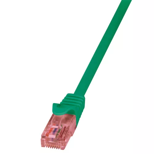 LogiLink Patch kábel PrimeLine, Cat.6, U/UTP, zöld, 1 m (CQ2035U)